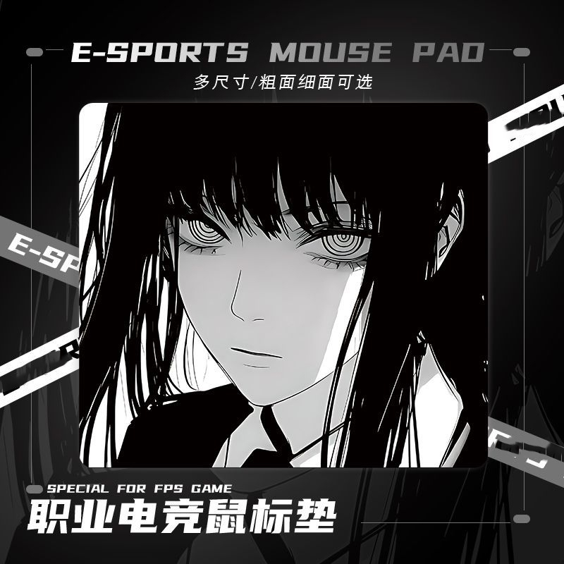 Esports Gaming Table - 450X400 クールガールガラスマウスパッドゲームマウスパッドカスタマイズパターン強化スムーズゲーミングデスクマットeスポーツオフィスゲーミングノンスリップ