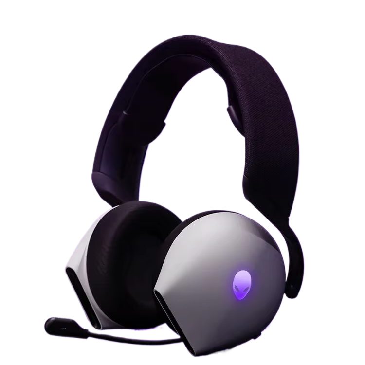 Esports Gaming Headset - A Lienware AW520H ブラック/ホワイト ゲーミングおよびeスポーツ用ヘッドセット ヘッドマウント型RGB有線ノイズキャンセリングゲーミングヘッドフォン