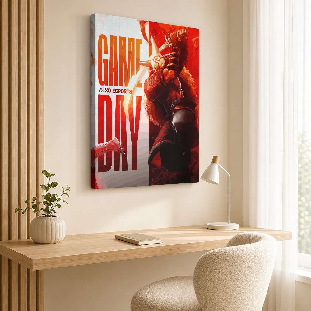 Game Day VS XO Esports フレーム付きキ - Esports Gaming Poster のレビューと価格