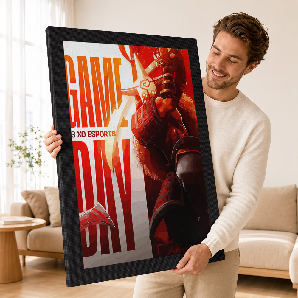 Game Day VS XO Esports フレーム付きキ - Esports Gaming Poster のレビューと価格