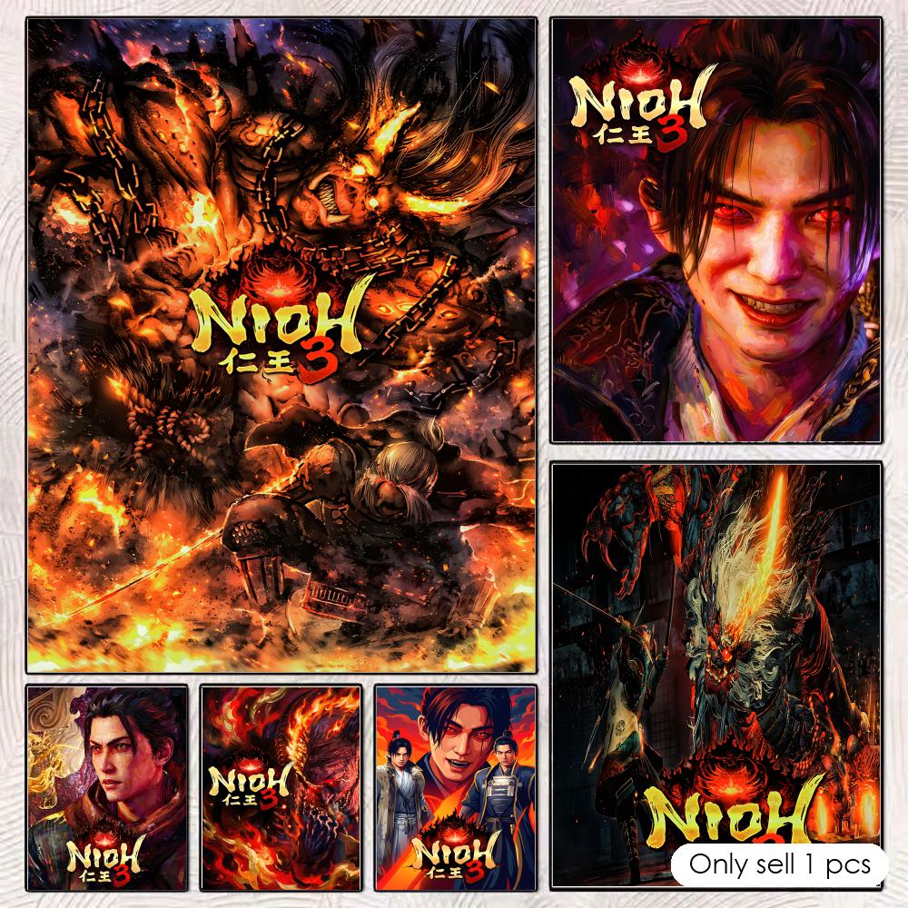 アクションゲーム N-NiohS ポスター ウォールアート  - Esports Gaming Poster のレビューと価格