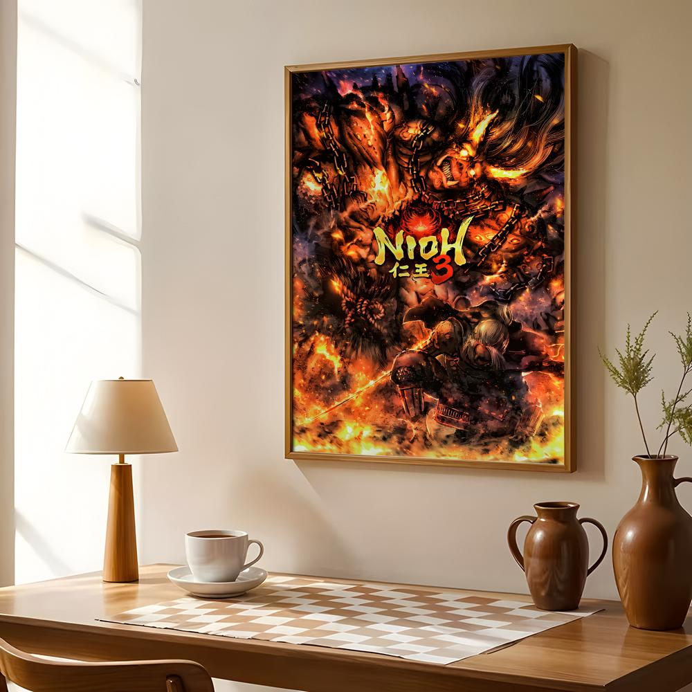 アクションゲーム N-NiohS ポスター ウォールアート  - Esports Gaming Poster のレビューと価格