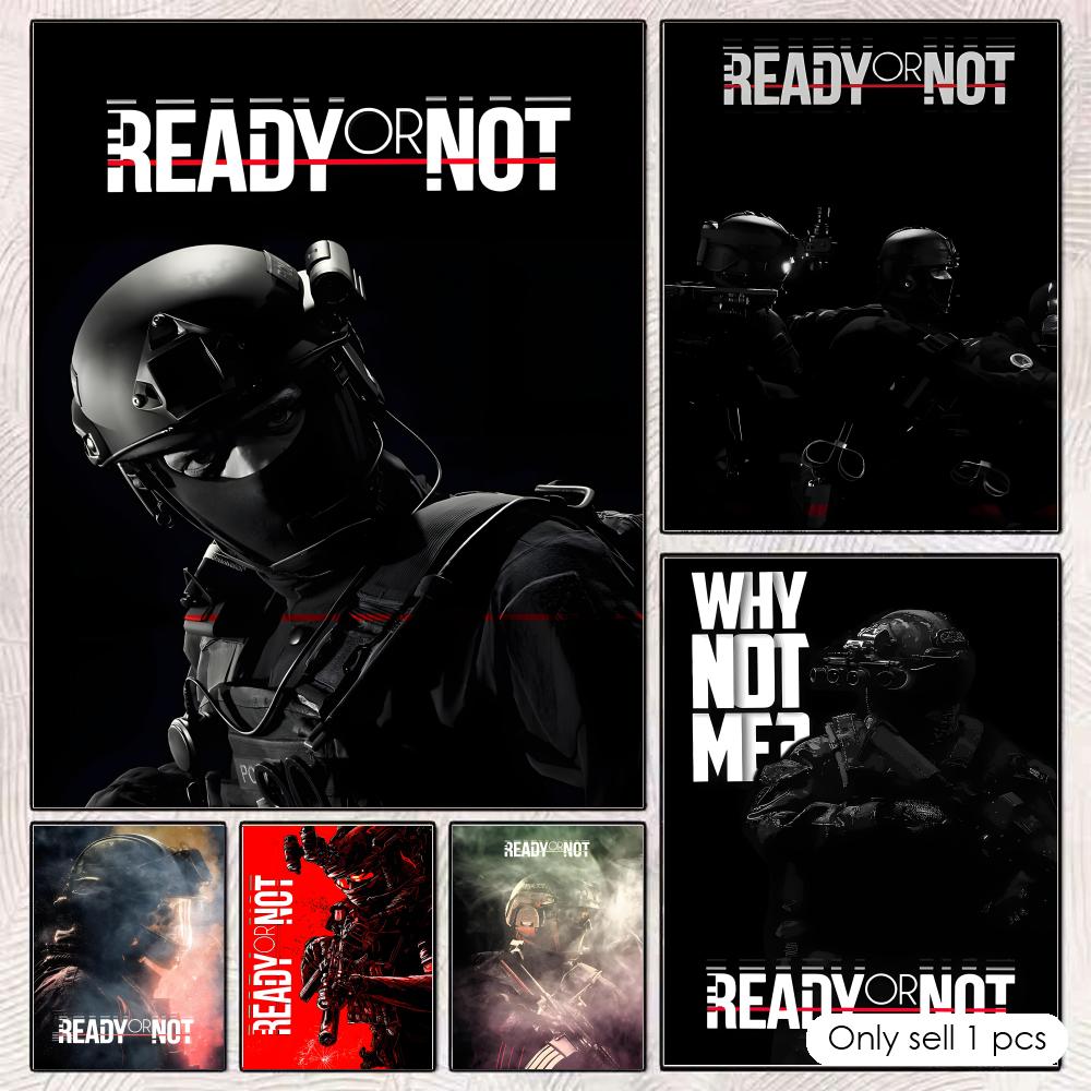 R-Ready or N-NotS ポスター HD 壁装飾  - Esports Or Gaming のレビューと価格