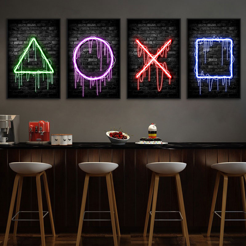 ゲーミングネオン「Eat Sleep Game Repeat - Esports Gaming Poster のレビューと価格