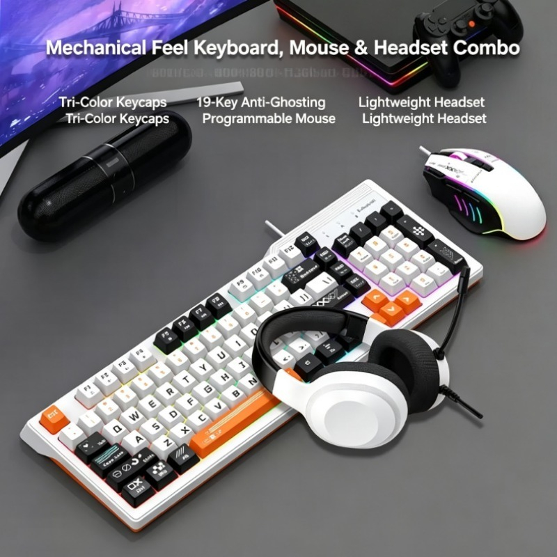 K8pro 3 in 1 ゲーミングコンボ 有線キーボード・ - Esports Gaming Headset のレビューと価格