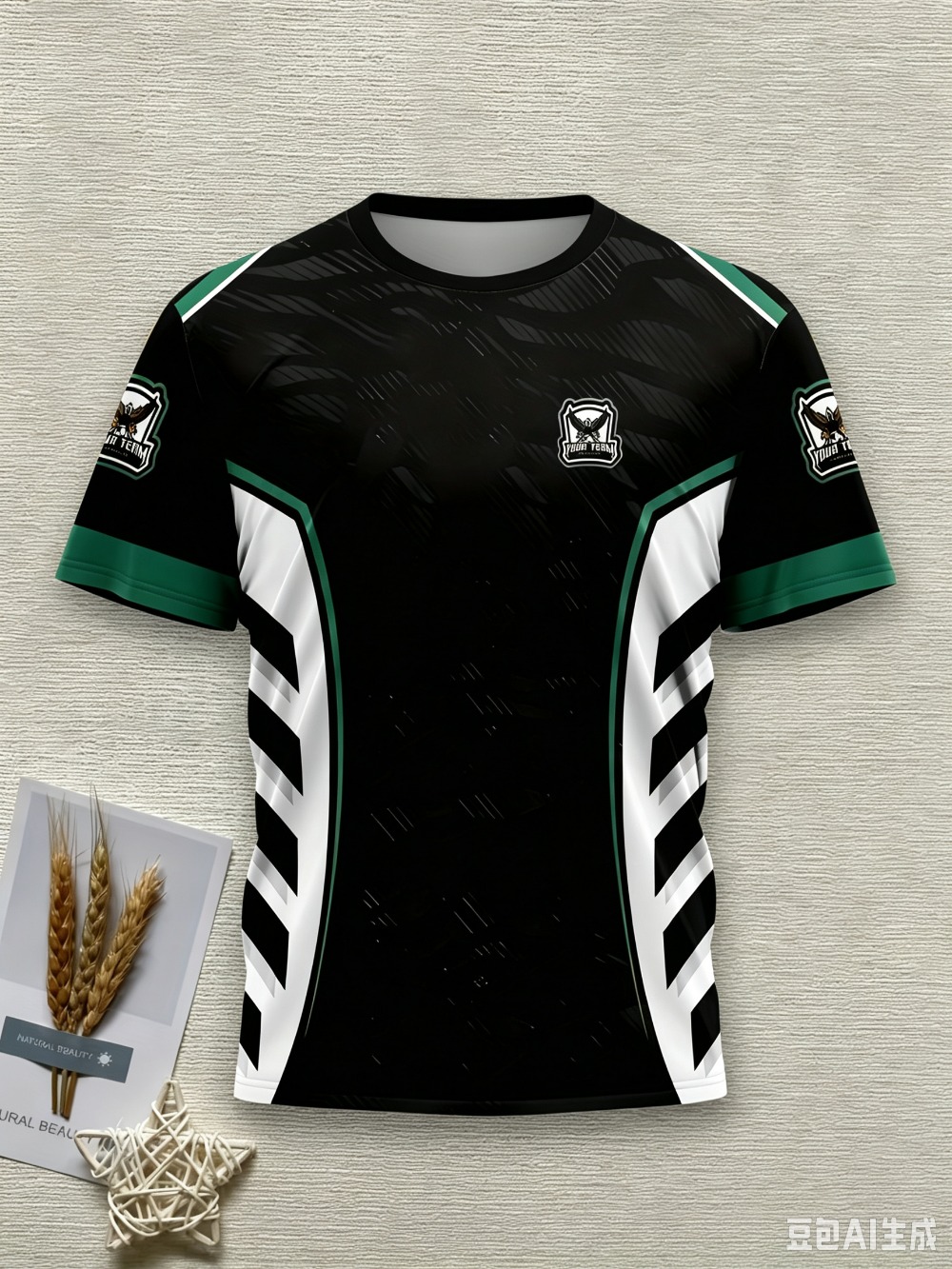 メンズゲーミングeスポーツチームジャージTシャツ、黒・金・白 - Esports Gaming Teams のレビューと価格
