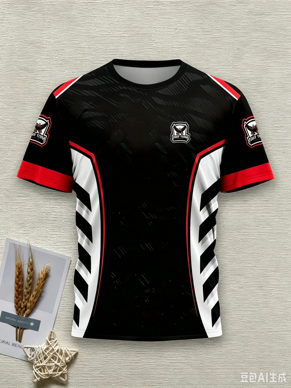 メンズゲーミングeスポーツチームジャージTシャツ、黒・金・白 - Esports Gaming Teams のレビューと価格