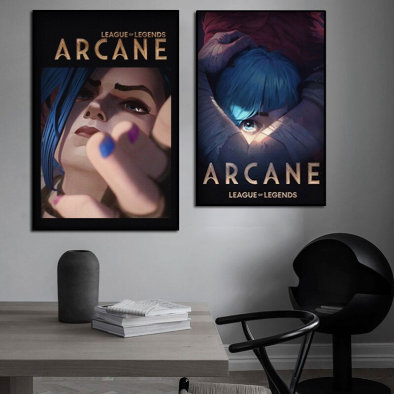 Arcane Jinx クローズアップポスター フレームなし - Esports Gaming Poster のレビューと価格