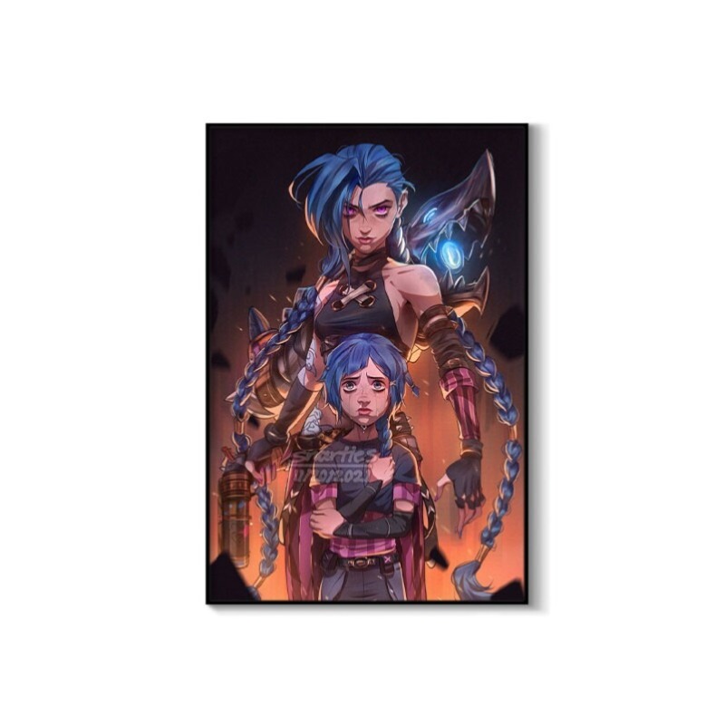 Arcane Jinx クローズアップポスター フレームなし - Esports Gaming Poster のレビューと価格