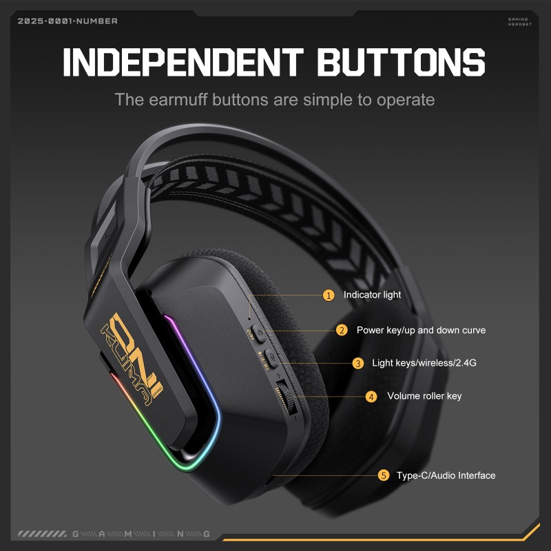 ONIKUMA GT828 ゲーミングヘッドセット 4 モー - Esports Gaming Headset のレビューと価格
